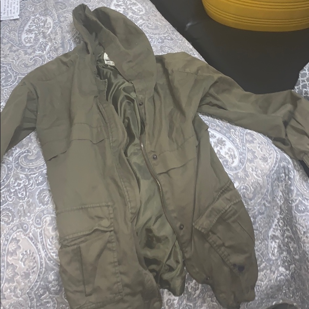 Regular khaki jacket